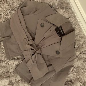 All Saints Mini Mac zip cropped jacket